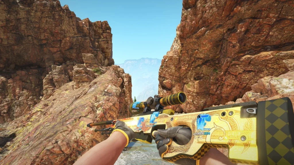 AWP | Dragon Lore FN + 4x Titan (Holo)